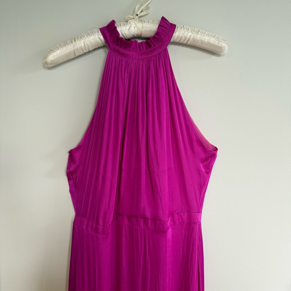 Banana Republic Fuchsia Midi Dress